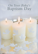 ON YOUR BABYS BAPTISM DAY GREETINGS CARD