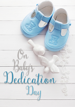 DEDICATION GREETINGS CARD