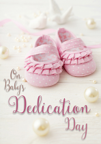 DEDICATION GREETINGS CARD