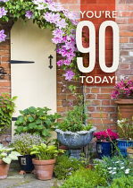 90TH BIRTHDAY CARD GARDEN
