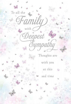 SYMPATHY ALL THE FAMILY CARD