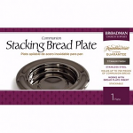 STACKING BREAD PLATE TITANIUM