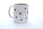 BEES BE KIND AND COMPASSIONATE MUG