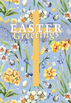 COMPASSION WILDFLOWERS CROSS PACK OF 5 CHARITY EASTER CARDS