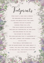 FOOTPRINTS CARD