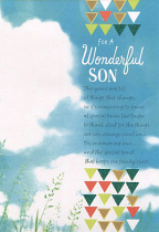SON EASTER GREETINGS CARD