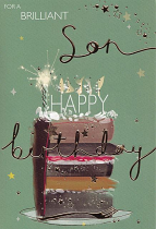 SON BIRTHDAY GREETINGS CARD