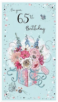 FEMALE 65TH BIRTHDAY CARD