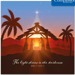 COMPASSION CHRISTMAS CARDS STABLE SCENE 