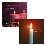 CANDLES CHRISTMAS CARDS PACK