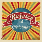 TEARFUND RETRO REJOICE CHRISTMAS CARDS
