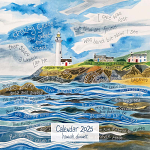 HANNAH DUNNETT LARGE 2025 CALENDAR