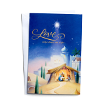 LOVE CAME DOWN BOX OF 50 CHRISTMAS CARDS 