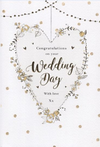 WEDDING DAY GREETINGS CARD