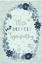 WITH DEEPEST SYMPATHY GREETINGS CARD