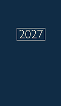 CHURCH POCKET BOOK & DIARY 2027 NAVY