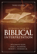 INTRODUCTION TO BIBLICAL INTERPRETATION