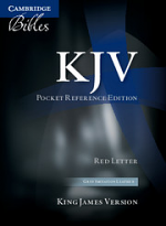 KJV POCKET REFERENCE BIBLE