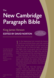 KJV NEW CAMBRIDGE PARAGRAPH BIBLE WITH APOCRYPHA