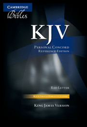 KJV PERSONAL CONCORD REFERENCE BIBLE THUMB INDEX