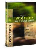 WIERSBE BIBLE STUDY SERIES COLOSSIANS