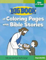 BIG BOOK OF COLORING PAGES WITH BIBLE STORIES