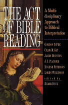 THE ACT OF BIBLE READING