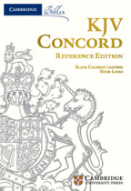 KJV CONCORD REFERENCE BIBLE BLACK CALFSKIN