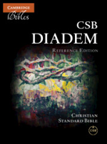 CSB DIADEM REFERENCE BIBLE BLACK RED LETTER CALF SPLIT LEATHER