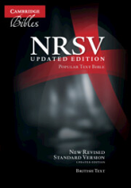 NRSV UPDATED POPULAR TEXT BIBLE BLACK CALF SPLIT LEATHER
