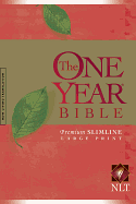NLT ONE YEAR SLIMLINE LARGE PRINT BIBLE
