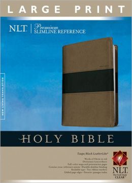 NLT SLIMLINE LARGE PRINT BIBLE