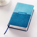 KJV GIANT PRINT BIBLE AQUA BLUE