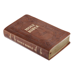 KJV GIANT PRINT BIBLE BROWN THUMB INDEX 