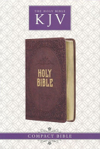 KJV COMPACT BIBLE BROWN IMITATION