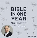 NIV BIBLE IN ONE YEAR MP3 CD