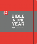 NIV JOURNALLING BIBLE IN ONE YEAR BIBLE RED HB