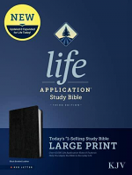 KJV LIFE APPLICATION STUDY BIBLE LARGE PRINT BLACK
