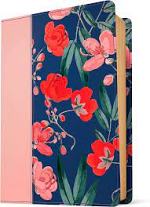 NLT LASB PINK FLORAL BIBLE