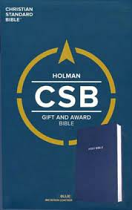 CSB GIFT AND AWARD BIBLE BLUE