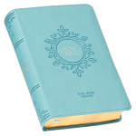 KJV LARGE PRINT COMPACT BIBLE TEAL