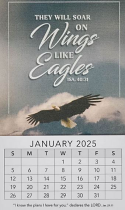 WINGS LIKE EAGLES MINI CALENDAR 2025