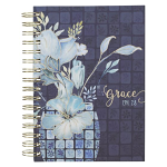 GRACE BLUE FLORAL JOURNAL