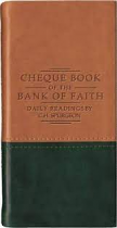 CHEQUE BOOK OF THE BANK OF FAITH TAN GREEN