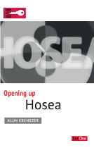 OPENING UP HOSEA