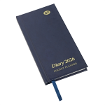 SLIMLINE DIARY BLUE HB 