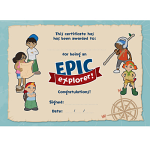 EPIC EXPLORERS CERTIFICATES PACK OF 10