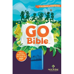 NLT GO BIBLE LEATHERLIKE BLUE MOUNTAINS