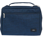 NAVY POLYESTER VALUE BIBLE CASE SMALL