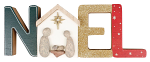 NOEL WOODEN PLAQUE